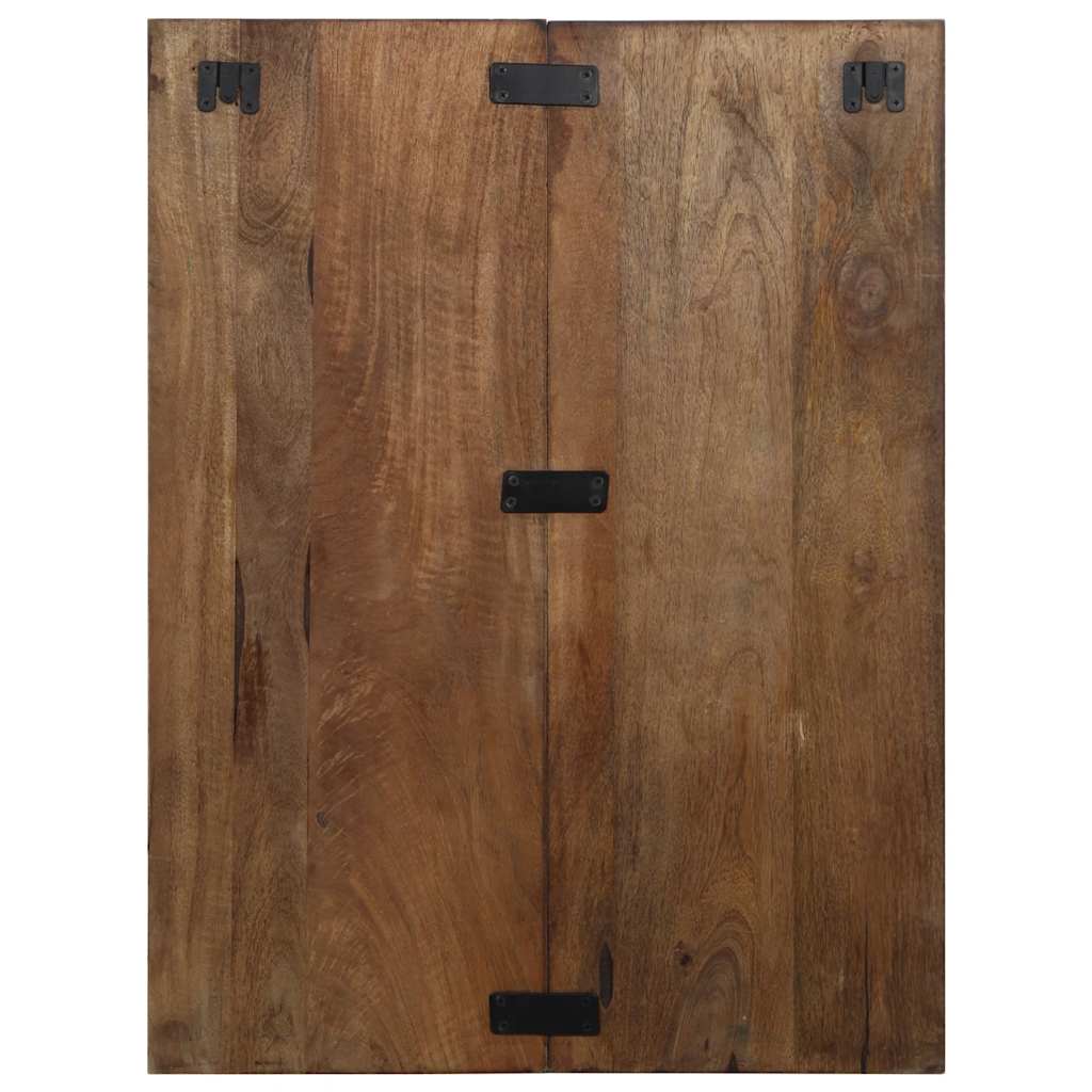 Éjjeli szekrény Többszínű 60x32x80 cm Tömör fa újrahasznosított