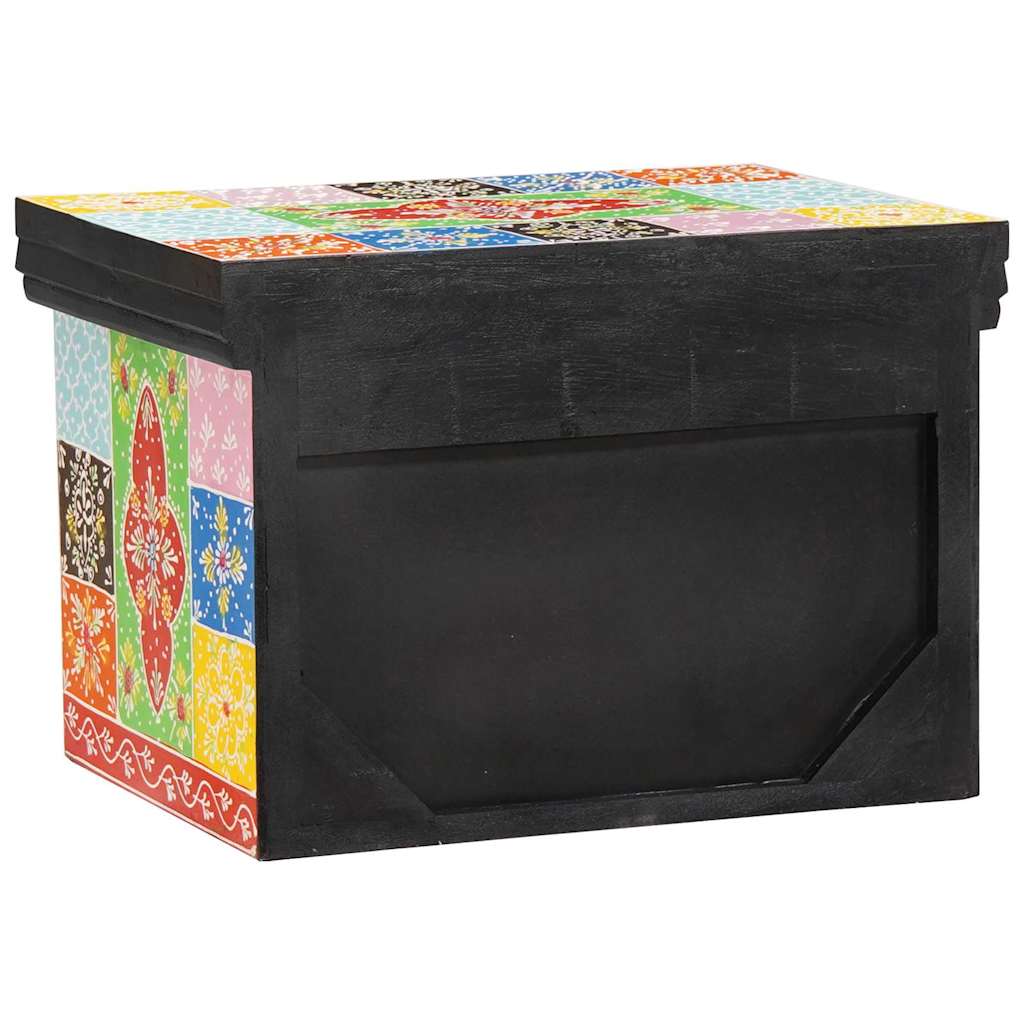 Éjjeliszekrény 2 pcs Sokszínű 40 x 30 x 28 cm Tömör mangófa