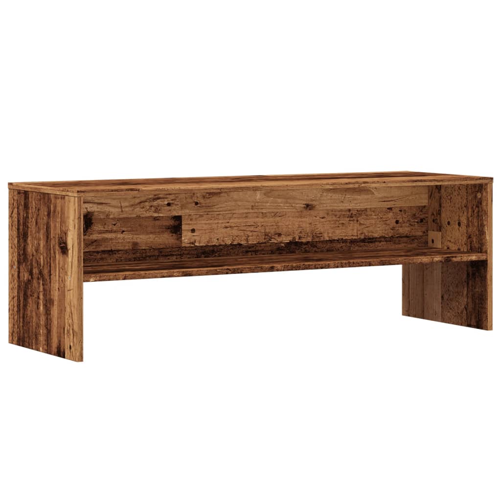 antik hatású szerelt fa TV-szekrény 120 x 40 x 40 cm