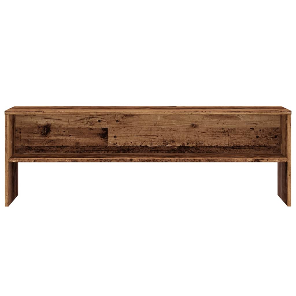 antik hatású szerelt fa TV-szekrény 120 x 40 x 40 cm