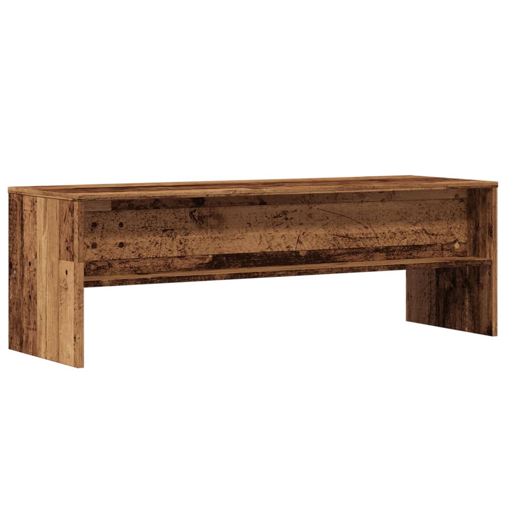 antik hatású szerelt fa TV-szekrény 120 x 40 x 40 cm