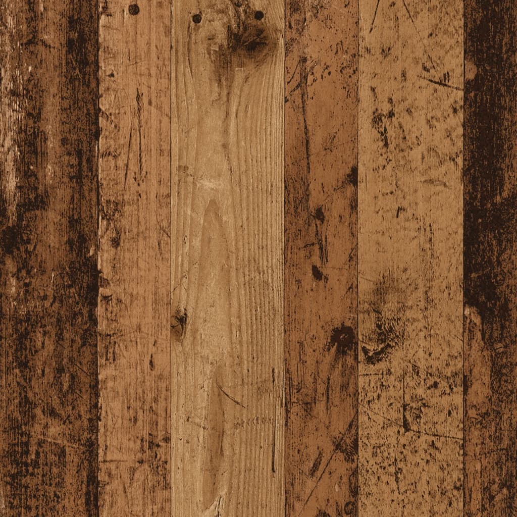 antik fa színű szerelt fa monitorállvány 100 x 24 x 13 cm