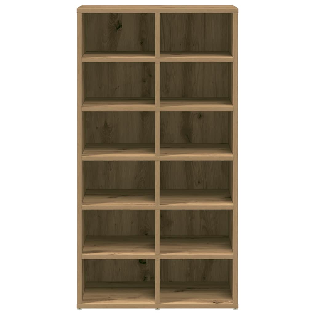 Cipőtartó kézműves tölgy 54x34x100,5 cm műszaki fa
