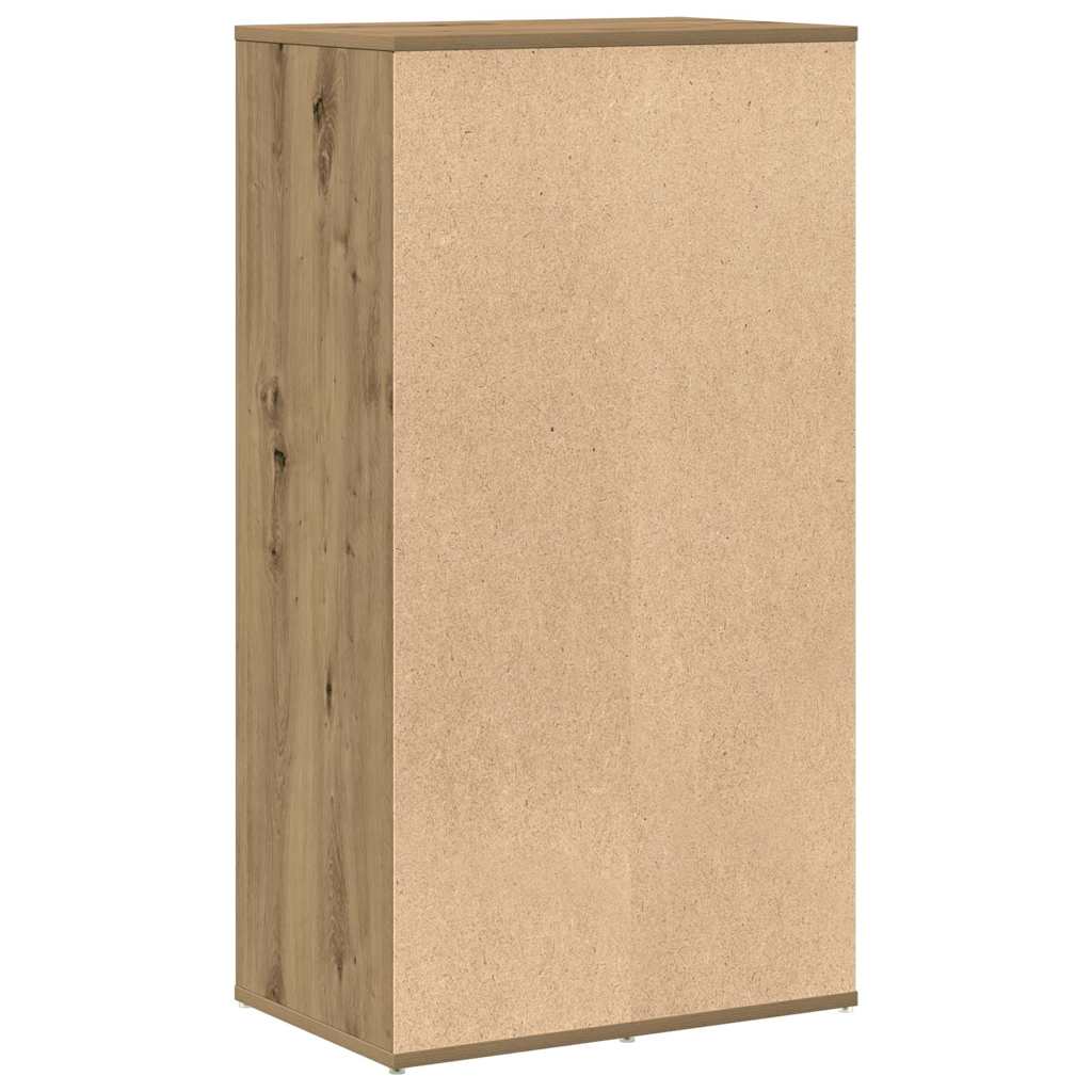 Cipőtartó kézműves tölgy 54x34x100,5 cm műszaki fa