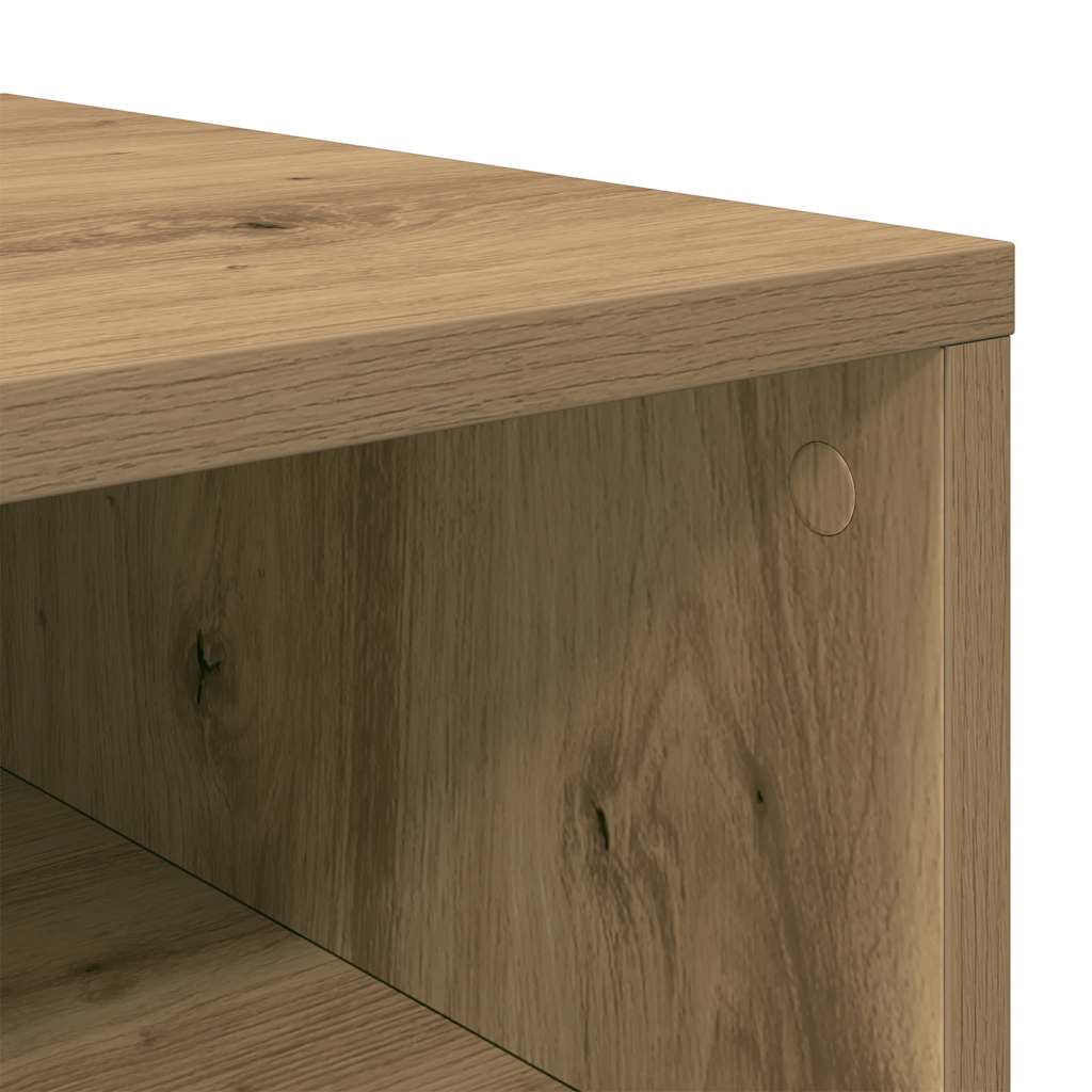 Cipőtartó kézműves tölgy 54x34x100,5 cm műszaki fa
