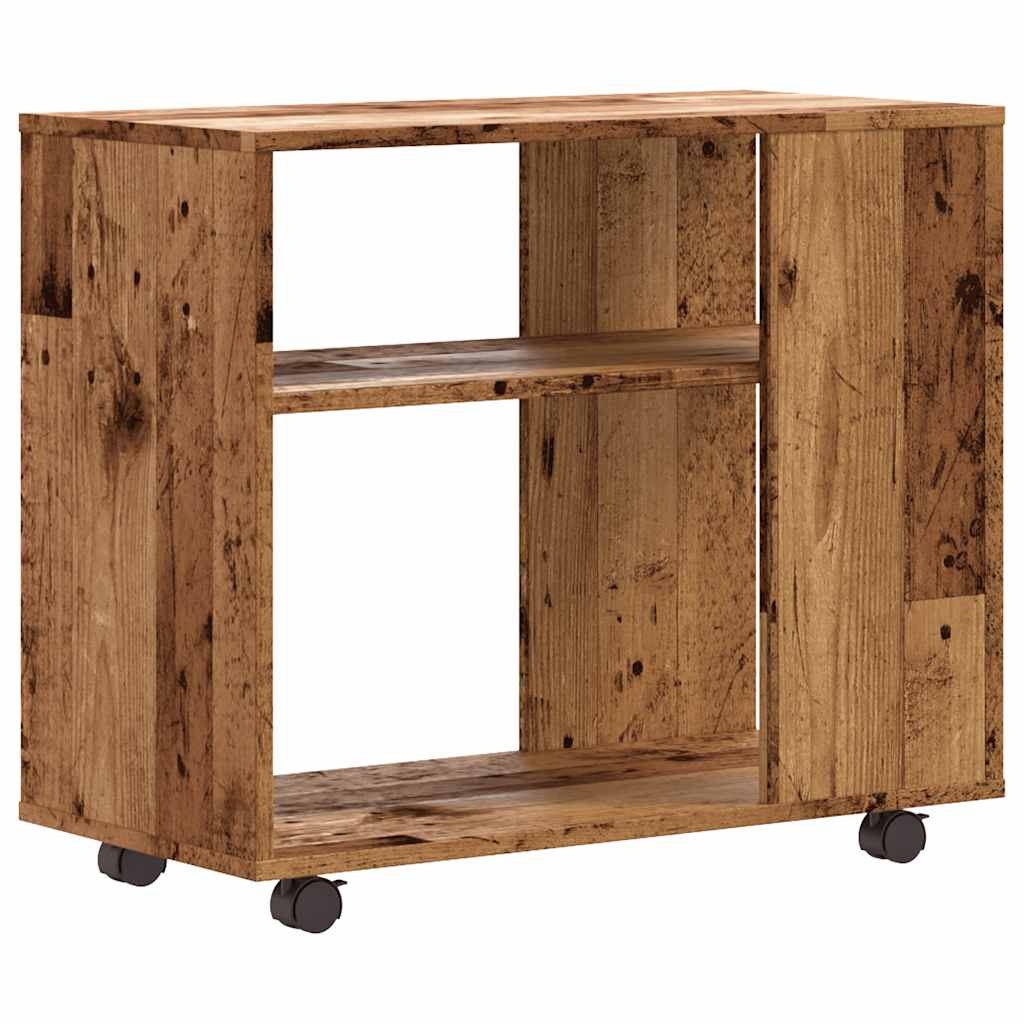 Oldalasztal Régi fa 70x35x55 cm műszaki fa