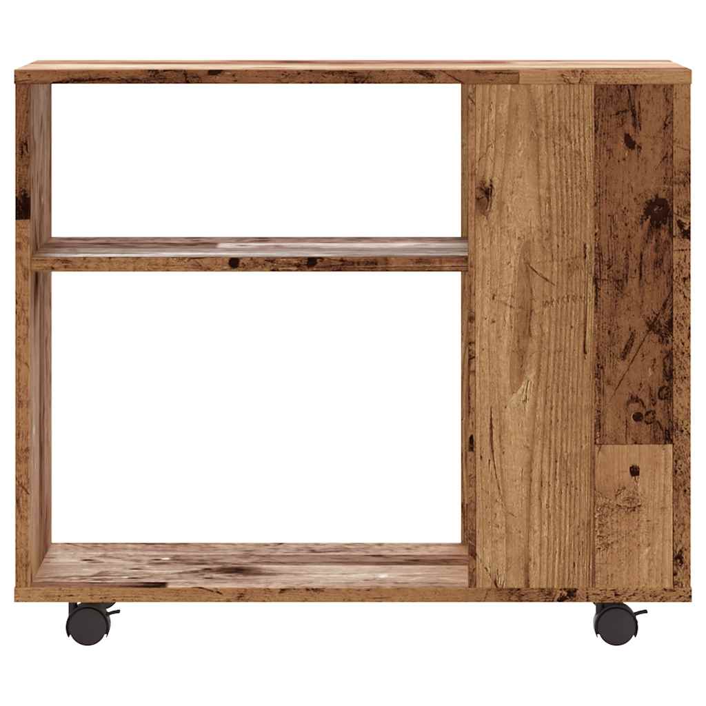 Oldalasztal Régi fa 70x35x55 cm műszaki fa