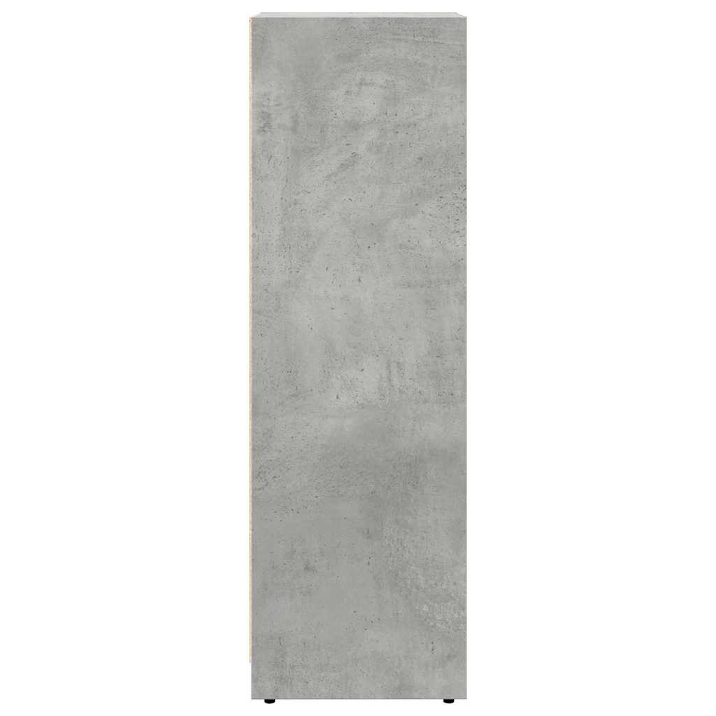 betonszürke forgácslap fürdőszobaszekrény 30 x 30 x 95 cm
