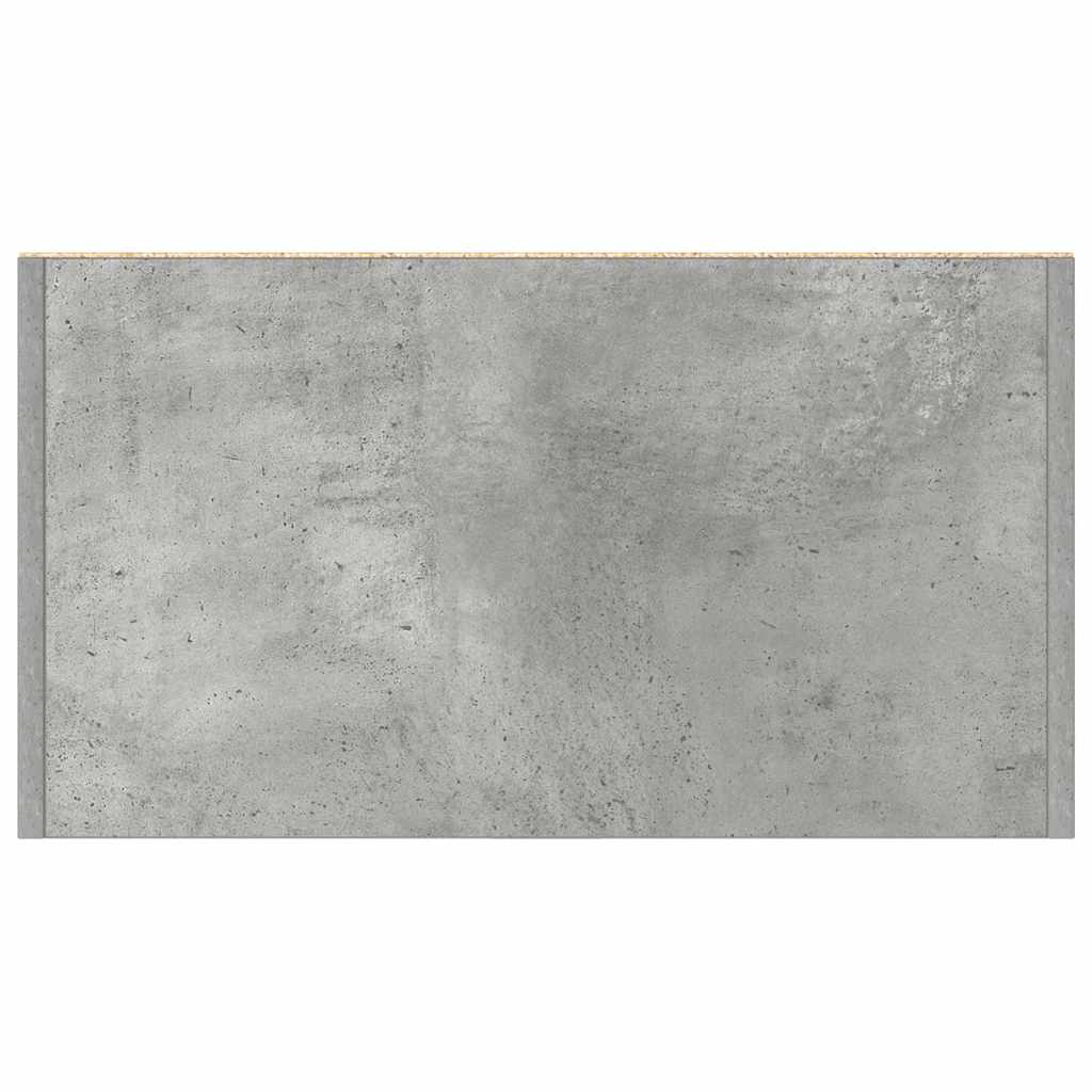 betonszürke szerelt fa fürdőszobaszekrény 60 x 33 x 80 cm