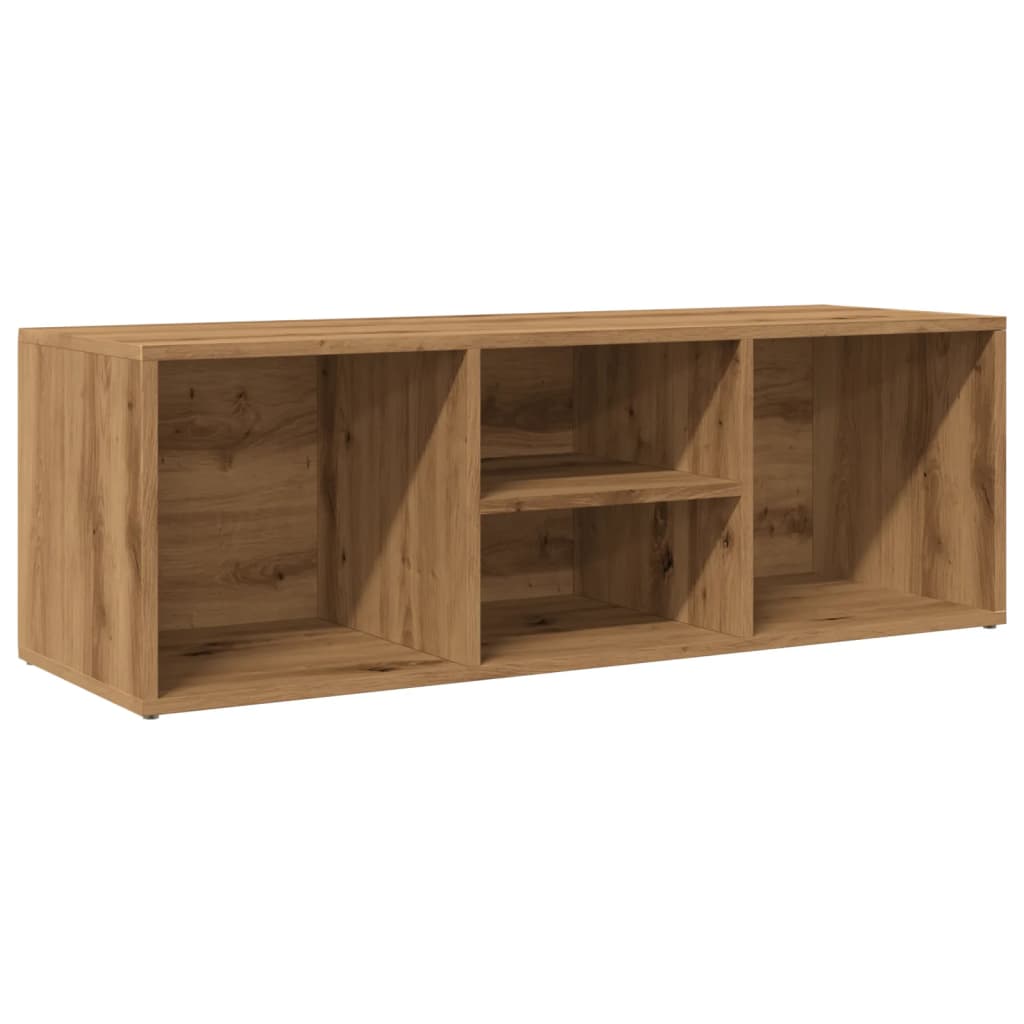 kézműves tölgy színű szerelt fa cipőtároló pad 105 x 35 x 35 cm