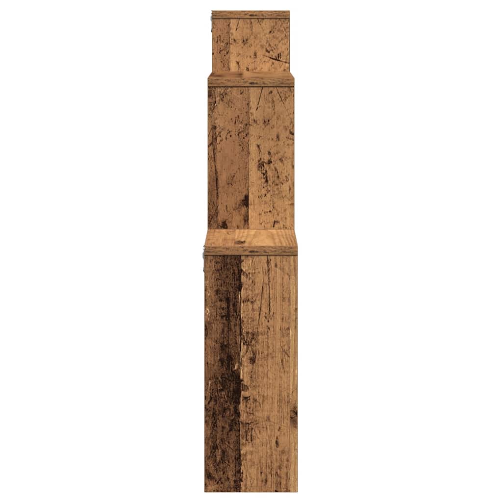 fali polc Régi fa 80x15x78,5 cm Gépelt fa