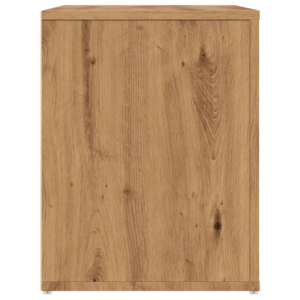 kézműves tölgy színű szerelt fa cipőtároló pad 100 x 35 x 45 cm