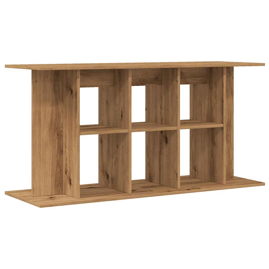 kézműves tölgyfa akváriumállvány 120 x 40 x 60 cm rétegelt fából