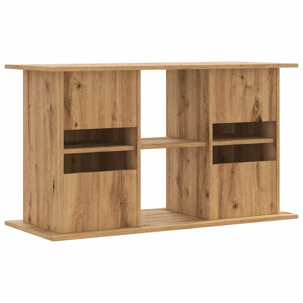 kézműves tölgyfa akváriumállvány 101 x 41 x 58 cm rétegelt fából