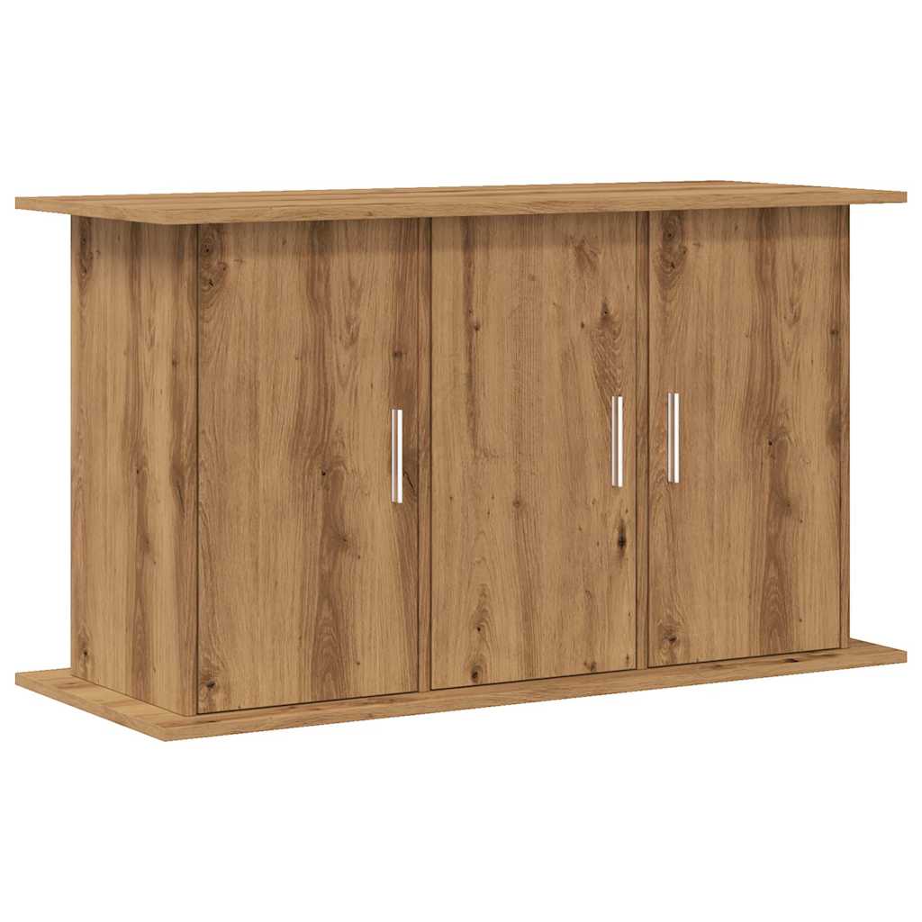 kézműves tölgyfa akváriumállvány 101 x 41 x 58 cm rétegelt fából