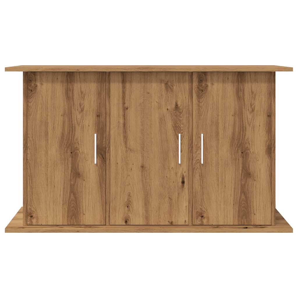 kézműves tölgyfa akváriumállvány 101 x 41 x 58 cm rétegelt fából