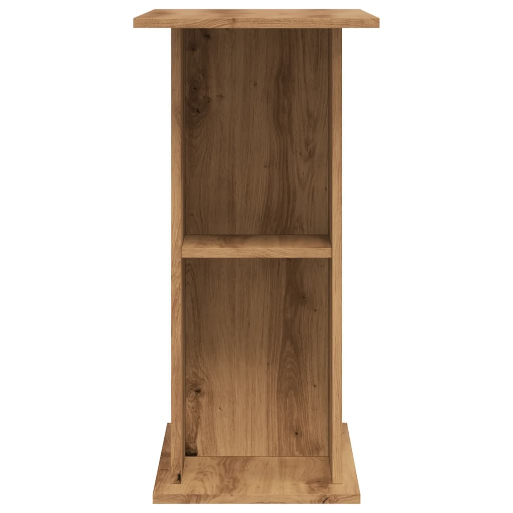 kézműves tölgyfa akváriumállvány 36 x 75 x 72,5 cm rétegelt fából