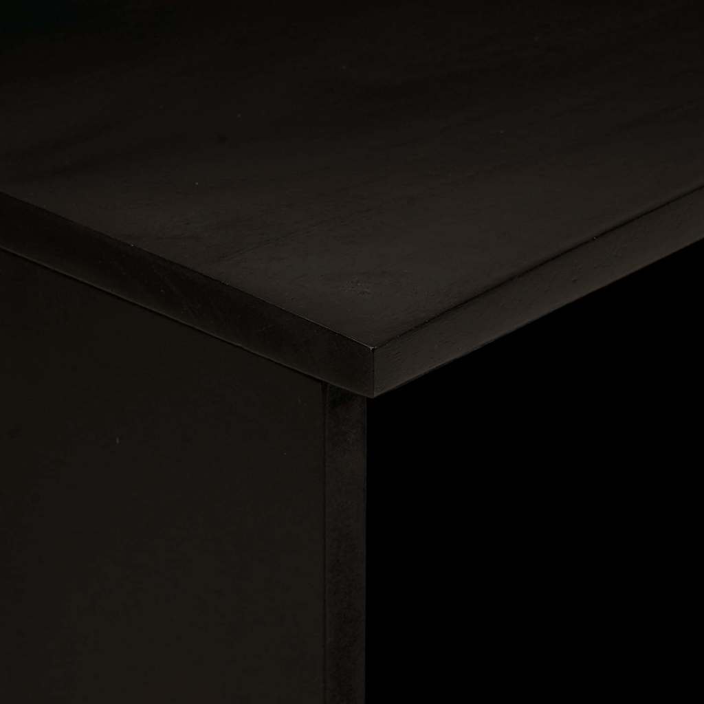 Éjjeli asztal fiókkal 2 pcs Fekete és Arany 40 x 33 x 46 cm