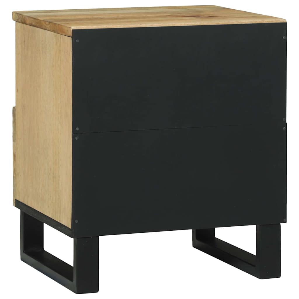 Éjjeliszekrény 2 pcs Barna 40 x 33 x 46 cm tömör mangófa