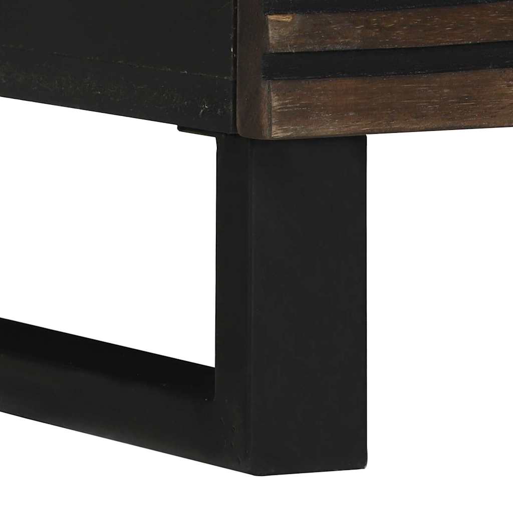Éjjeliszekrény fiókkal 2 pcs Dió 40 x 33 x 46 cm tömör mangófa