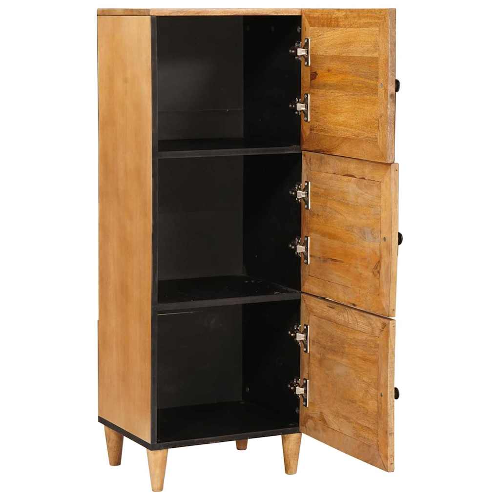 Magasfiú polcokkal Világosbarna 40 x 33 x 110 cm tömör mangófa
