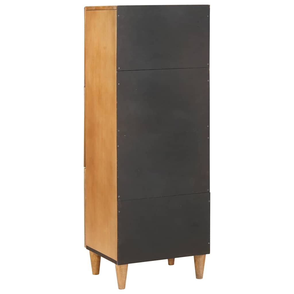 Magasfiú polcokkal Világosbarna 40 x 33 x 110 cm tömör mangófa