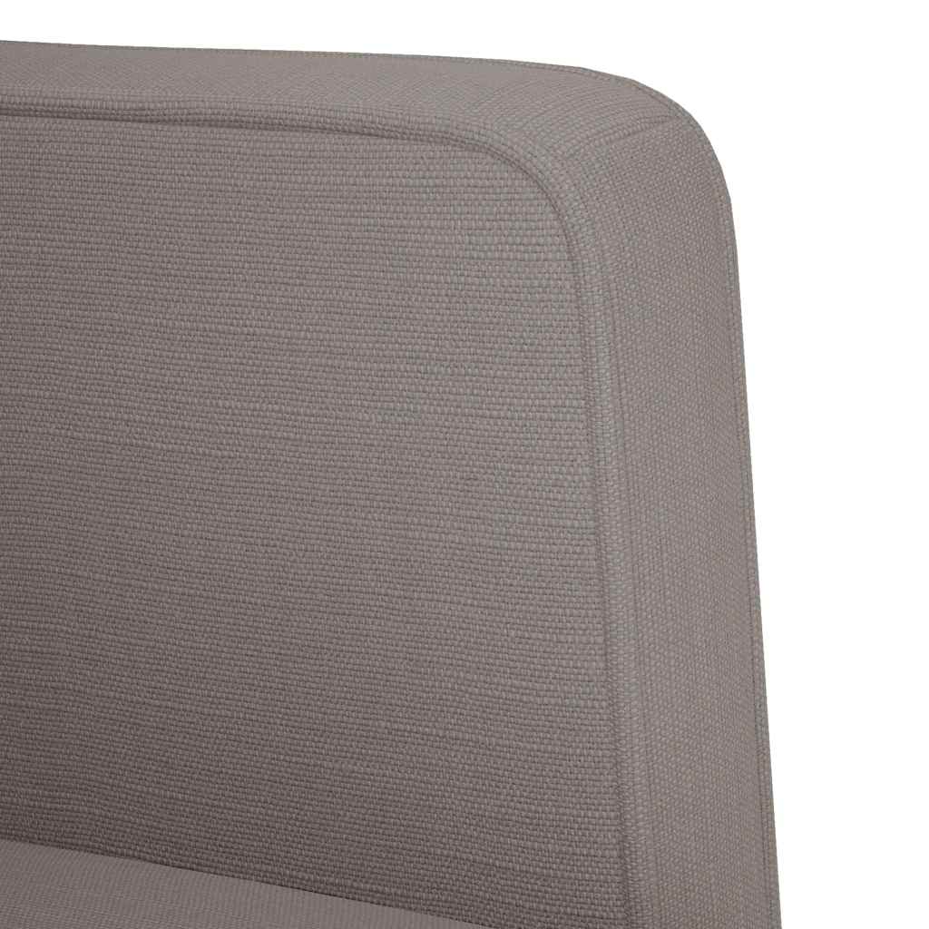 tópszínű szövet loveseat kanapé 111 cm