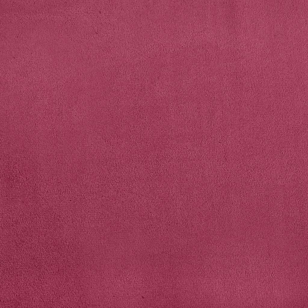 bordó bársony loveseat kanapé 111 cm