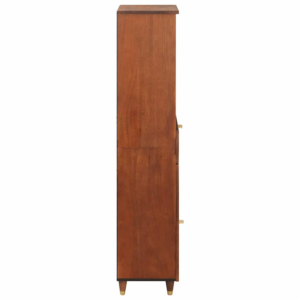 Széf fiókkal polcokkal tárolóval Barna 38 x 33.5 x 160 cm