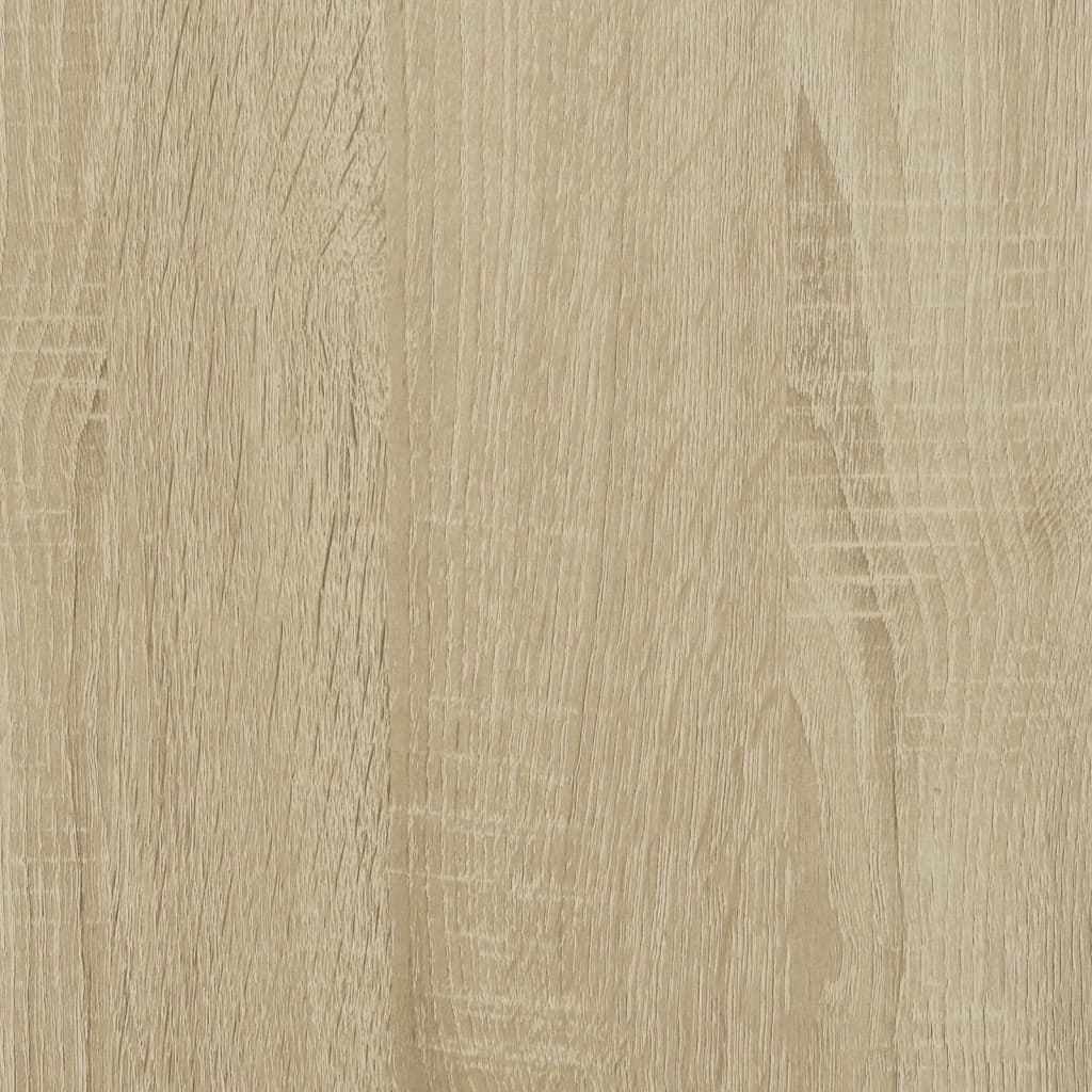 5 szintes sonoma tölgy fa elválasztó könyvespolc 70x24x161 cm