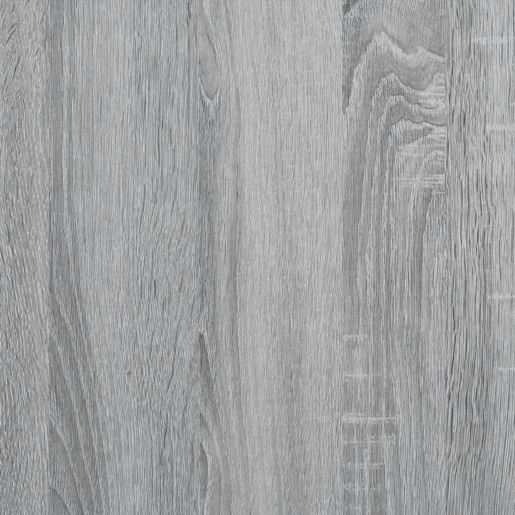 szürke sonoma színű szerelt fa könyvespolc 72 x 20 x 120 cm