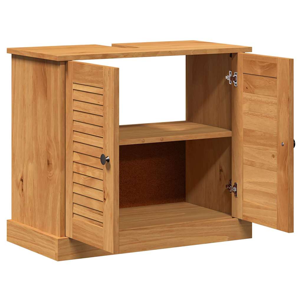 Mosogató Szekrény VIGO mézbarna 67.5 x 34 x 59 cm Tömör fenyőfa