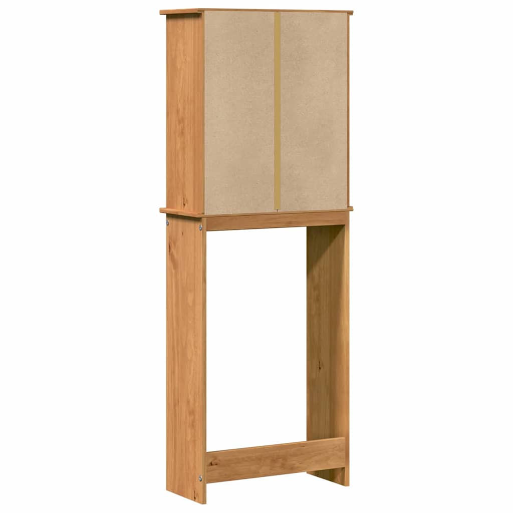 WC Szekrény VIGO mézbarna 60 x 27 x 161 cm Tömör fenyőfa