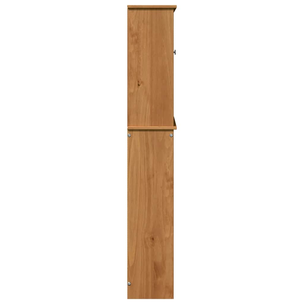 WC Szekrény VIGO mézbarna 60 x 27 x 161 cm Tömör fenyőfa