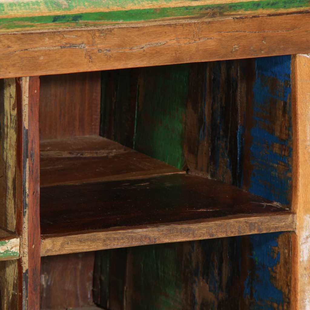 Cipőszekrény Barna 110 x 35 x 40 cm Tömör újrahasznosított fa