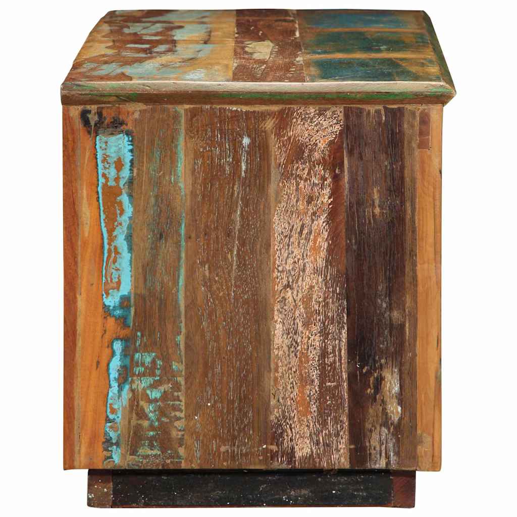 Cipőszekrény Barna 110 x 35 x 40 cm Tömör újrahasznosított fa