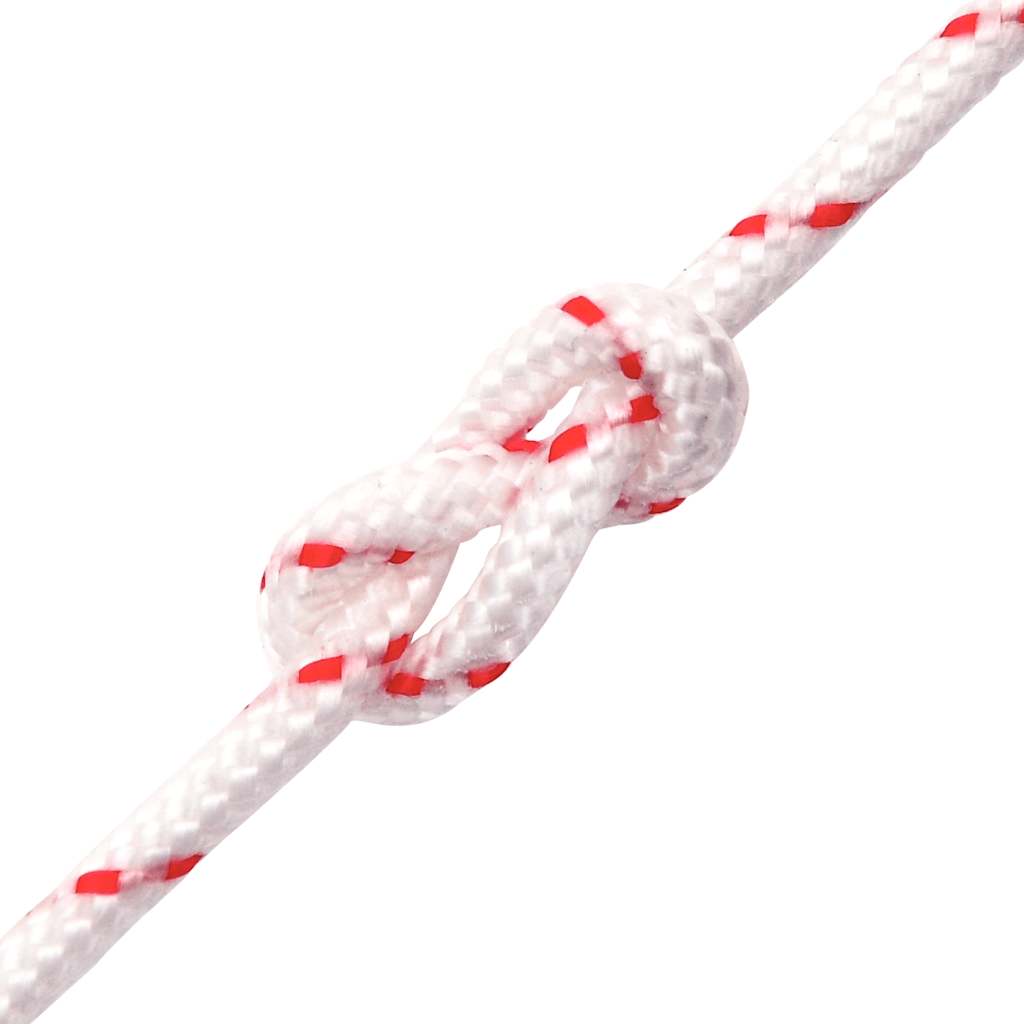 Húzó indítózsinór fehér és piros Ø3 mm 10 m Nylon