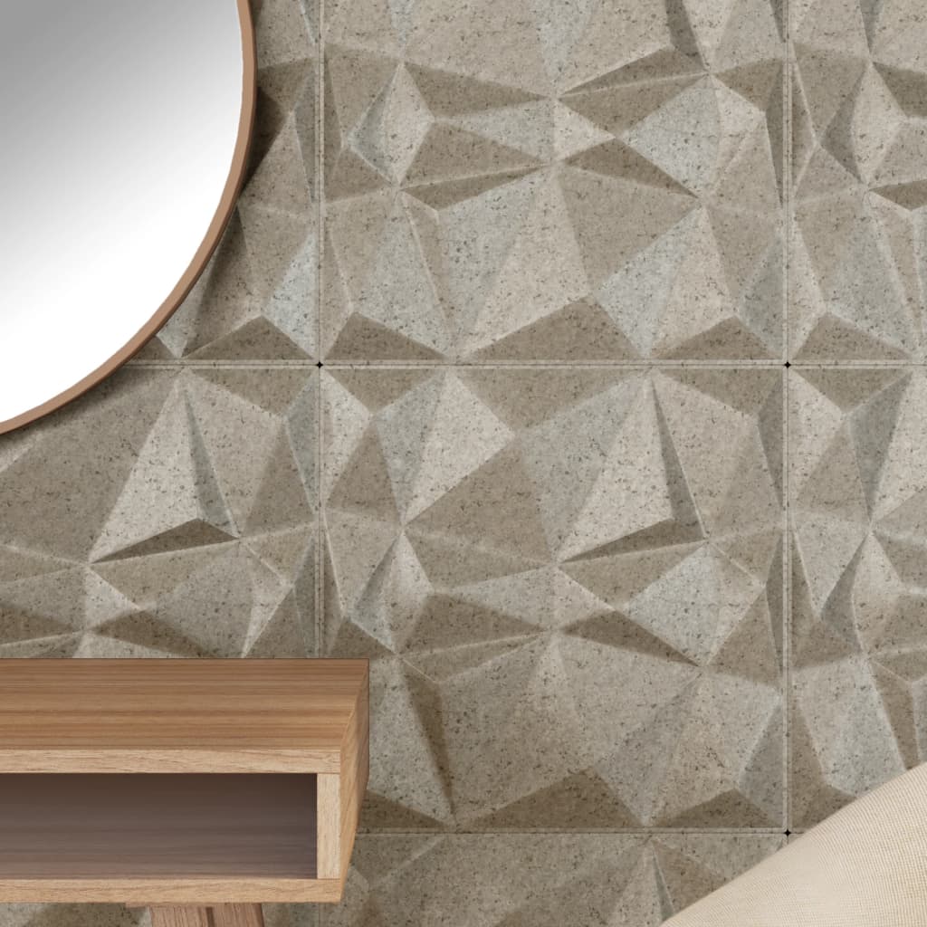 12 db betonmintás XPS gyémántmintás fali panel 50 x 50 cm 3 m²