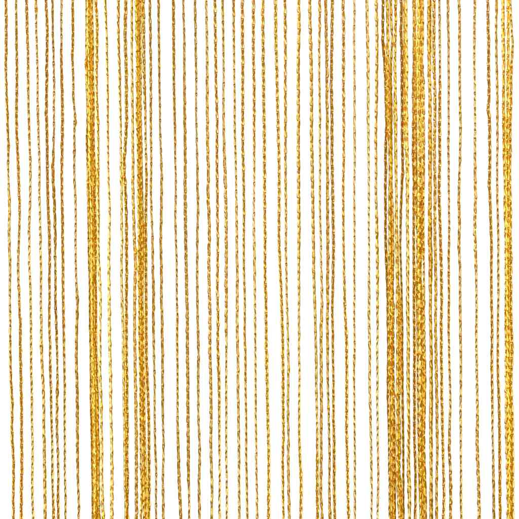 2 db arany zsinórfüggöny 140 x 250 cm