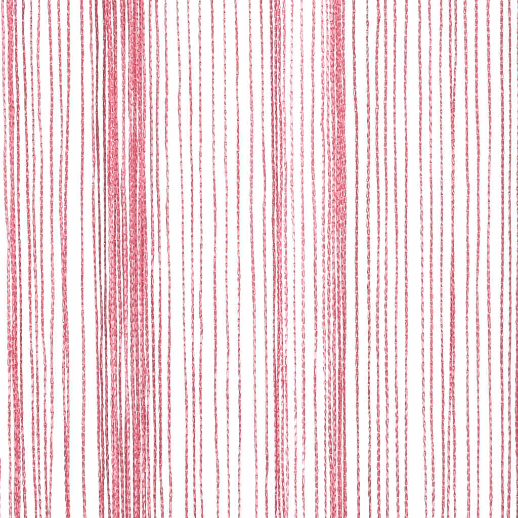 2 db rózsaszín zsinórfüggöny 140 x 250 cm