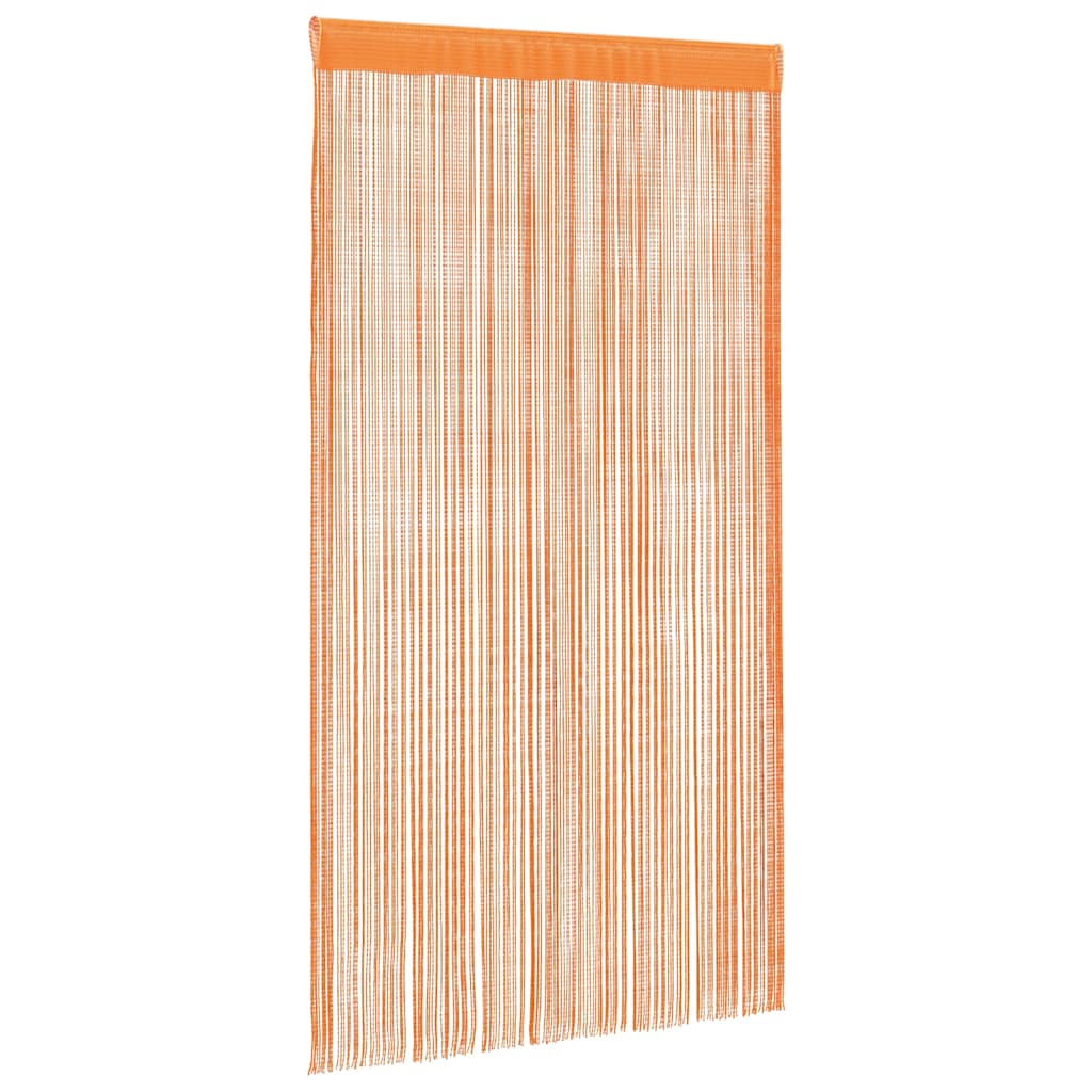 2 db narancssárga zsinórfüggöny 100 x 250 cm