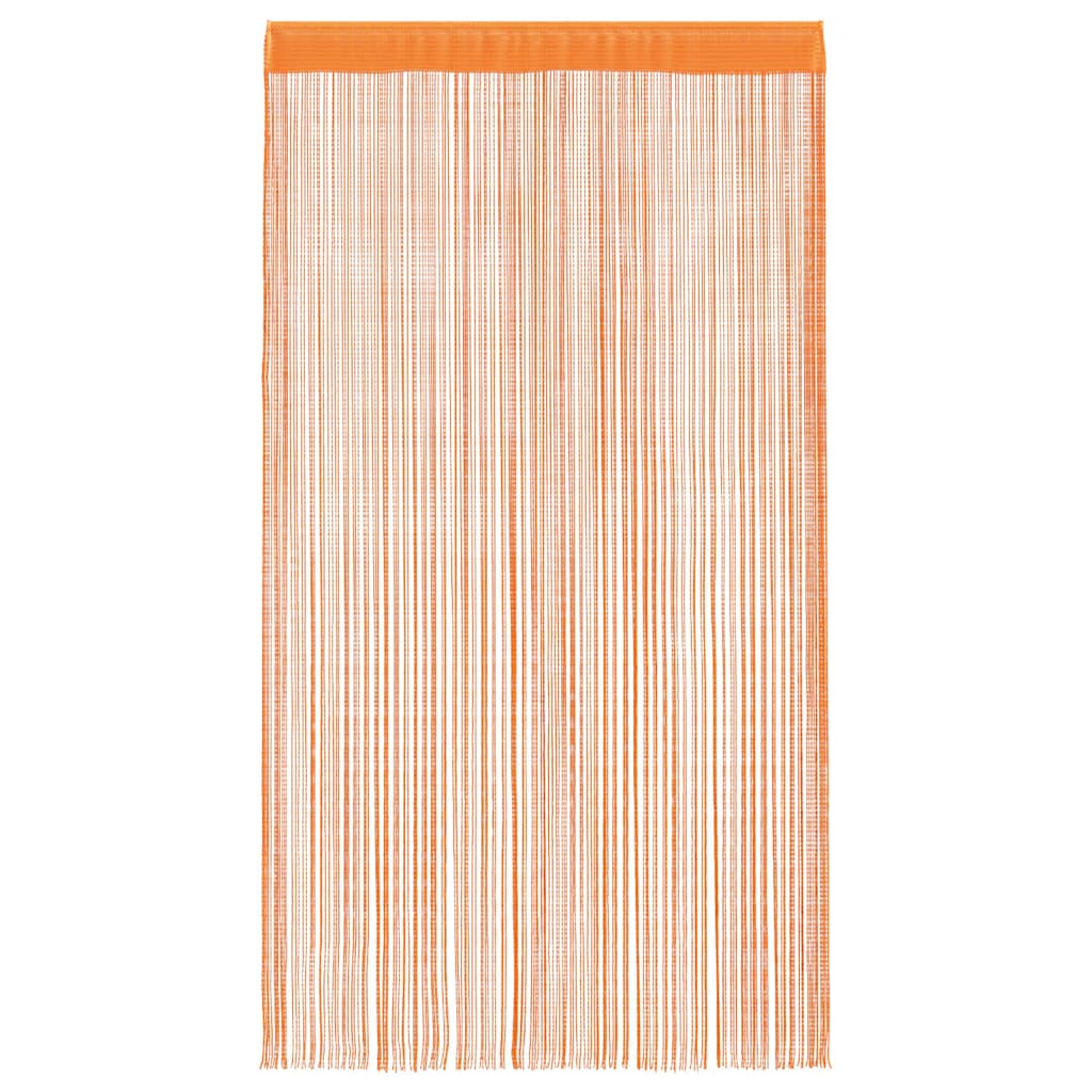 2 db narancssárga zsinórfüggöny 100 x 250 cm