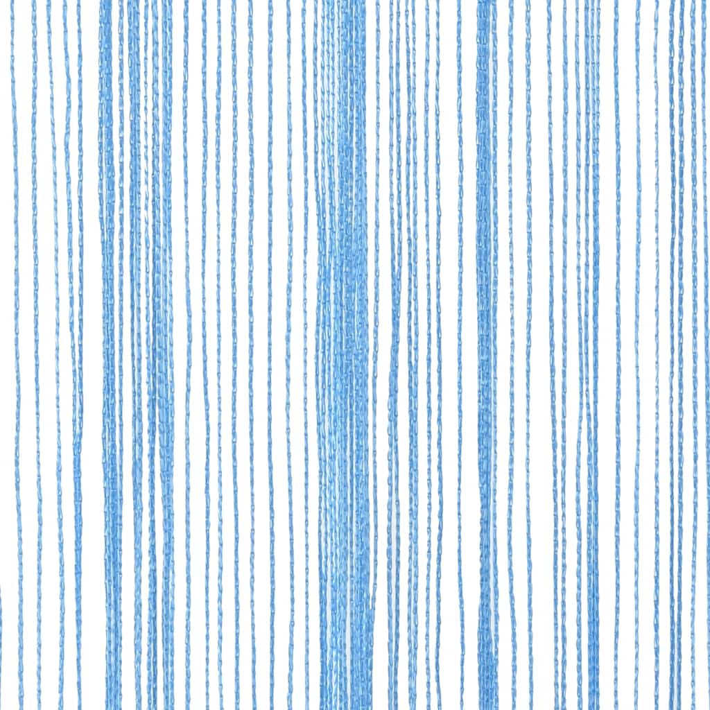 2 db világoskék zsinórfüggöny 100 x 250 cm