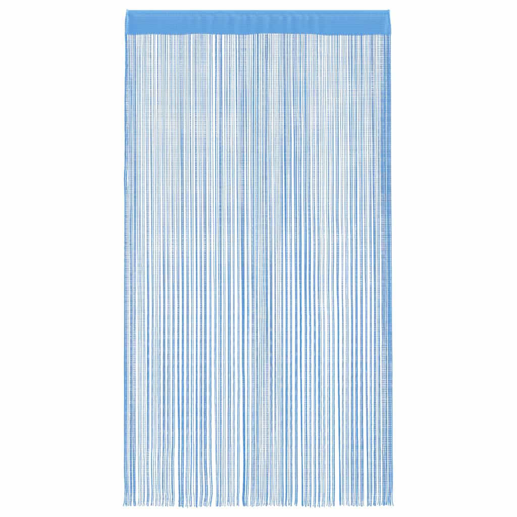 2 db világoskék zsinórfüggöny 140 x 250 cm