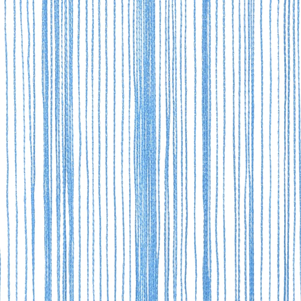 2 db világoskék zsinórfüggöny 140 x 250 cm