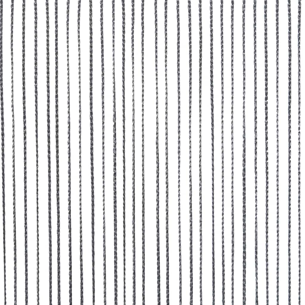 2 db antracit színű zsinóros függöny 100 x 250 cm