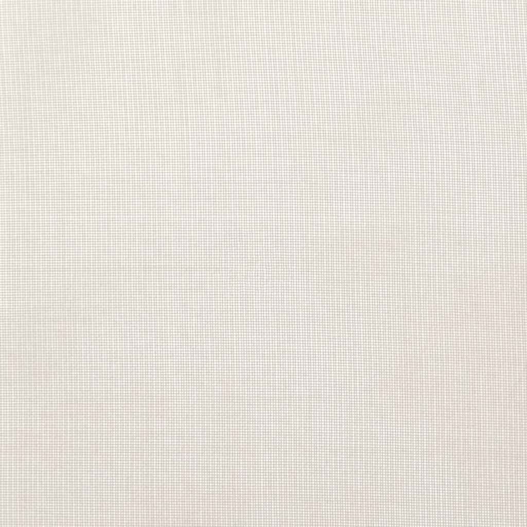 2 db krém színű fátyolfüggönyök fülecske tetejével 140x260 cm