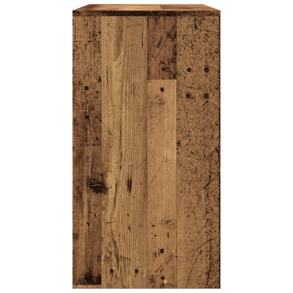 szürke sonoma szerelt fa tálalóasztal 89x41x76,5 cm