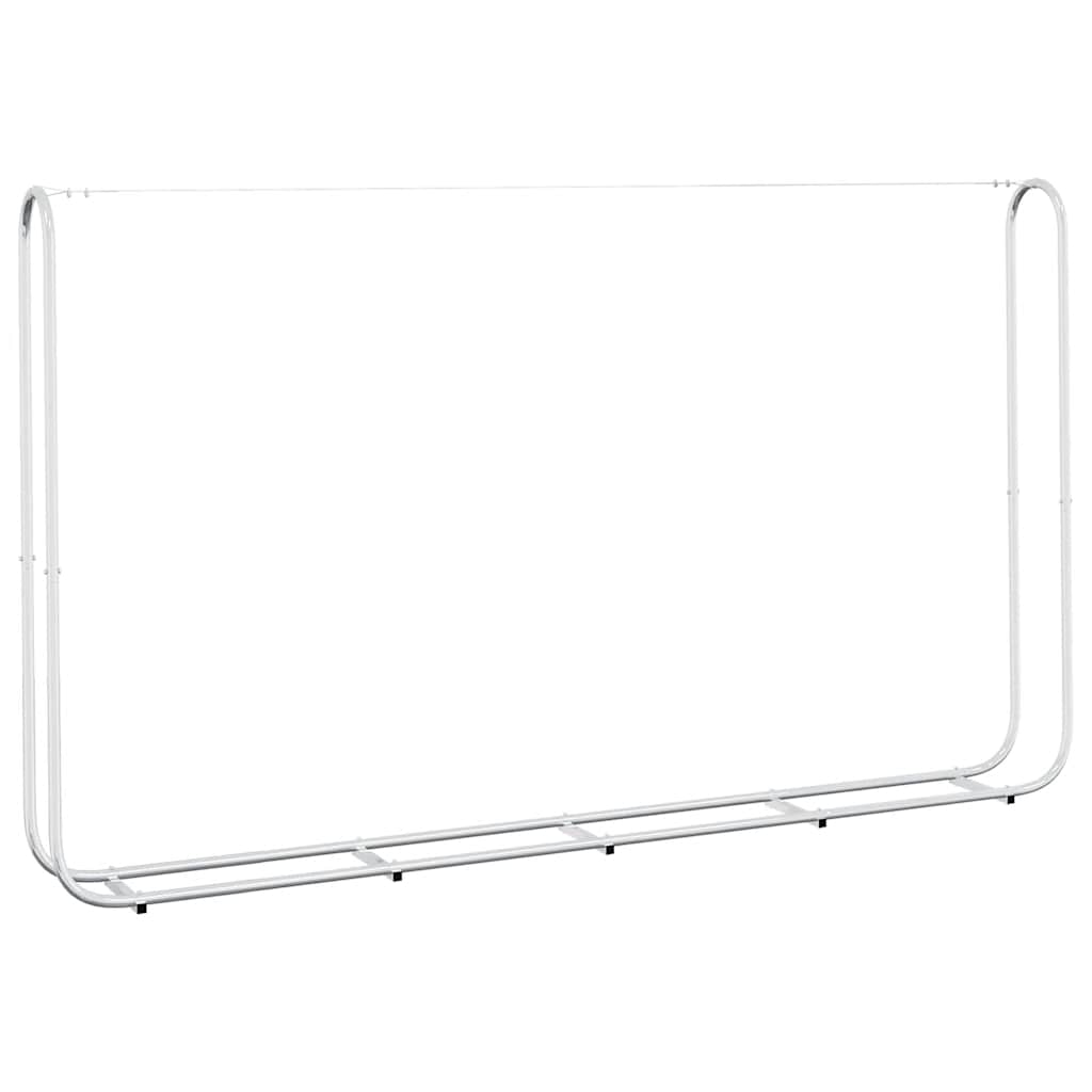 tűzifa állvány esővédővel 250x25x150 cm Horganyzott acél