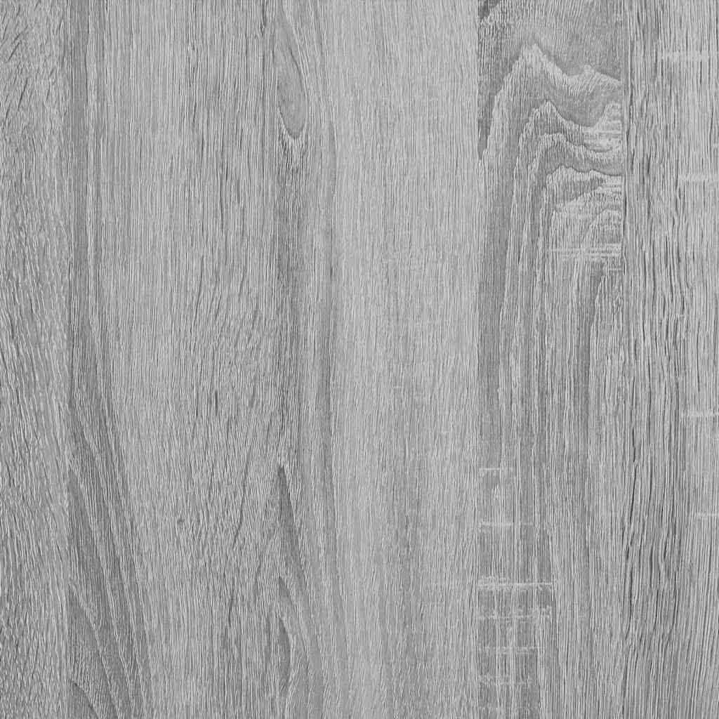 szürke sonoma dohányzóasztal 360 fokban forgatható 70x70x34,5cm